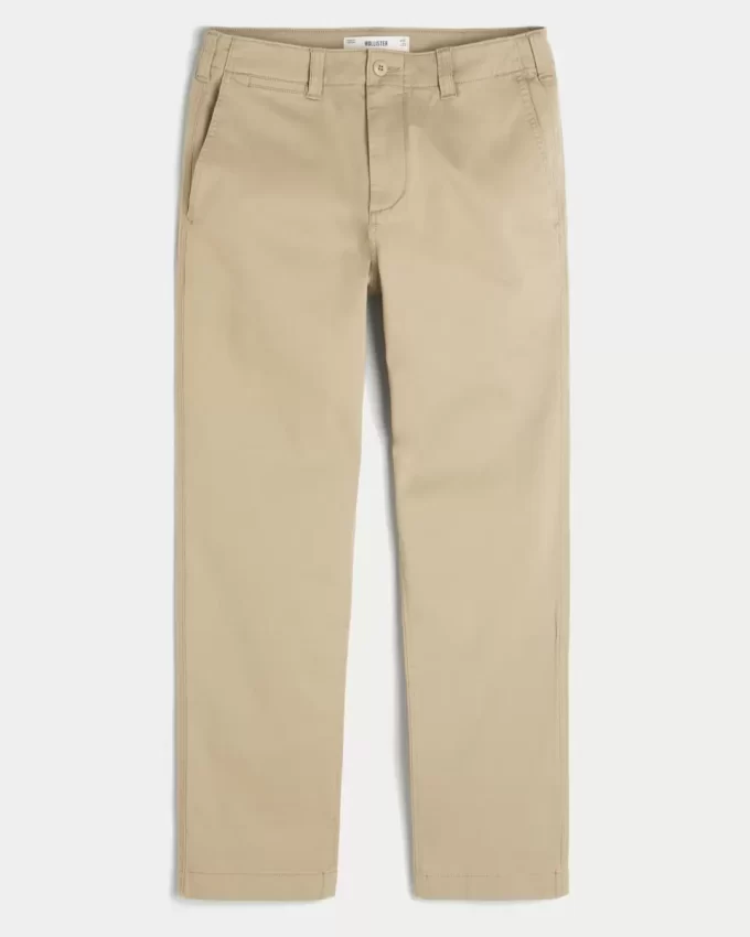 İnce Düz Chino Pantolon