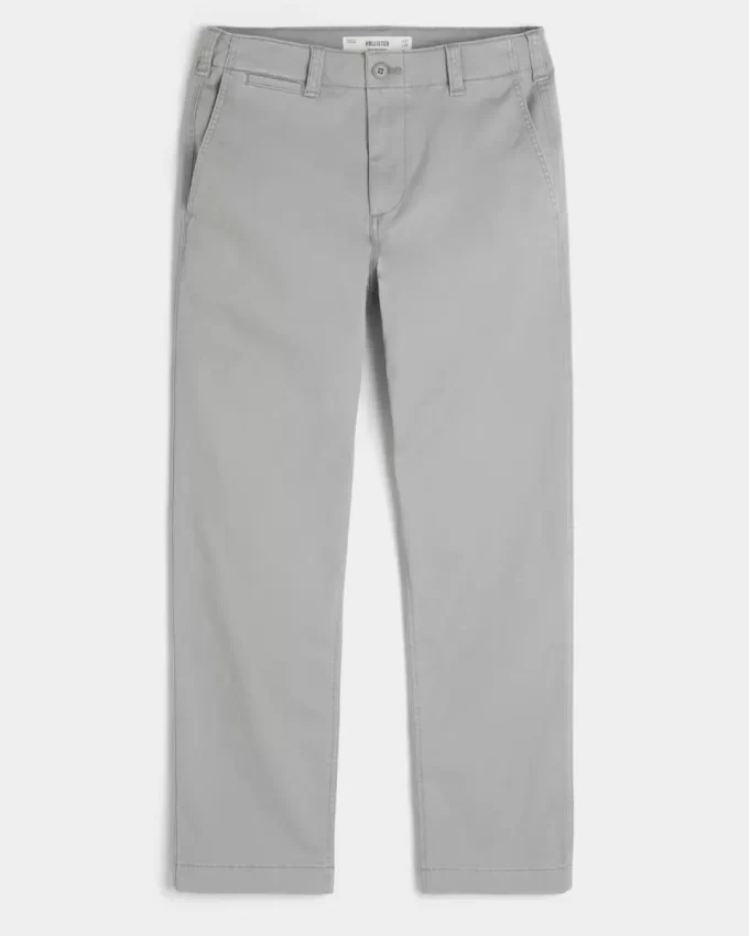 İnce Düz Chino Pantolon