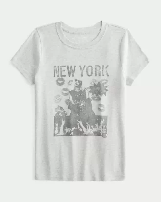 New York Grafik Bebek Tişörtü