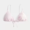 Omuz Üstü Boncuklu Üçgen Bikini Üstü