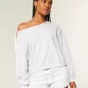 Omuzdan Bağlamalı Sweatshirt Omuzdan Bağlamalı Sweatshirt