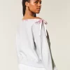 Omuzdan Bağlamalı Sweatshirt Omuzdan Bağlamalı Sweatshirt