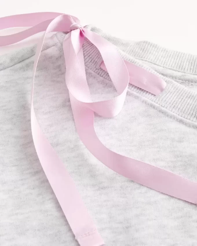 Omuzdan Bağlamalı Sweatshirt Omuzdan Bağlamalı Sweatshirt