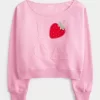 Omuzları Açık Kolay Giyilebilen Kaliforniya Grafikli Sweatshirt Omuzları Açık Kolay Giyilebilen Kaliforniya Grafikli Sweatshirt