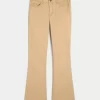 Orta Bel Haki Bootcut Pantolon