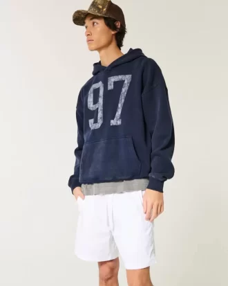 Orta Uyluk Boy Twill Giy-Çıkar Şort