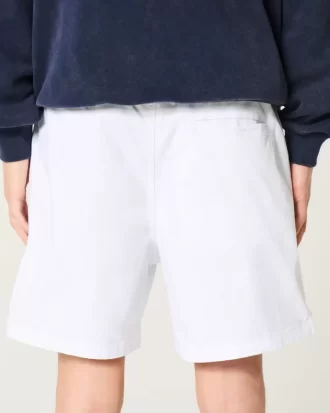 Orta Uyluk Boy Twill Giy-Çıkar Şort