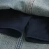 Orta Yıkama İşlemeli Kot Mini Etek Orta Yıkama İşlemeli Kot Mini Etek