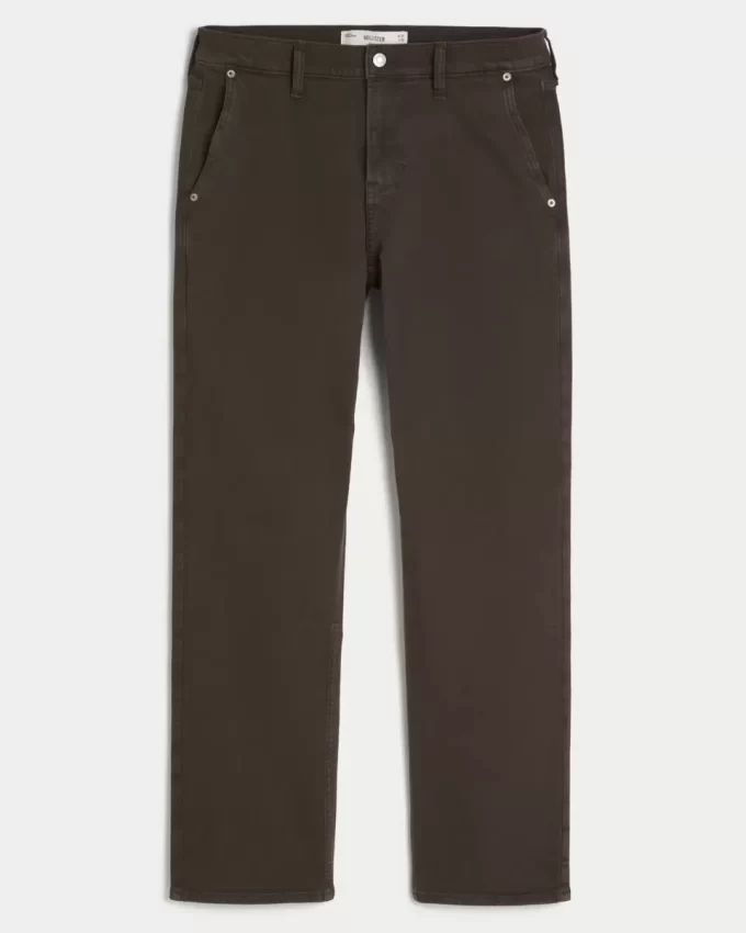 Overdye Düz Kot Pantolon