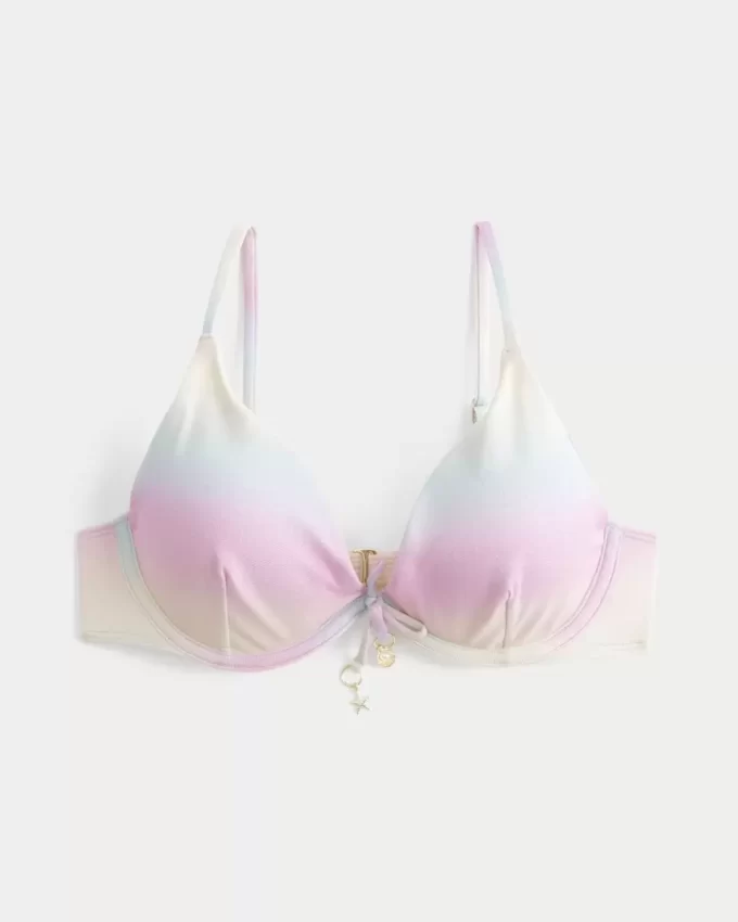 Parıltılı Balenli Bikini Üstü