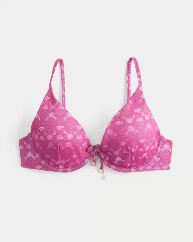 Parıltılı Balenli Bikini Üstü