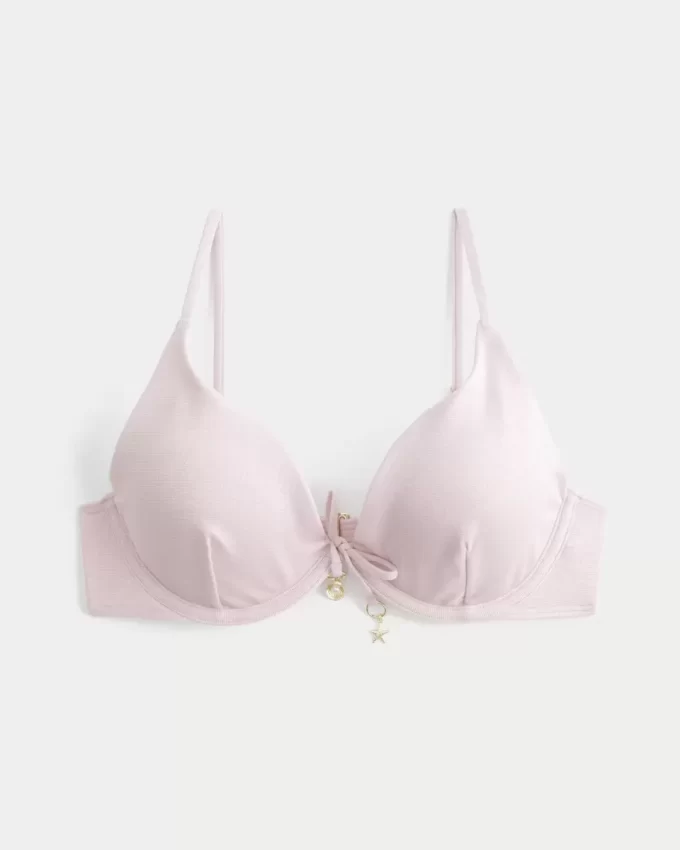 Parıltılı Balenli Bikini Üstü