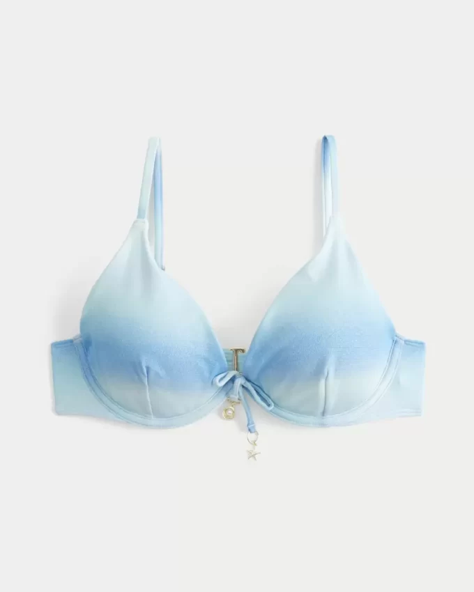 Parıltılı Balenli Bikini Üstü