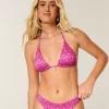 Parıltılı Çok Yönlü Üçgen Bikini Üstü Parıltılı Çok Yönlü Üçgen Bikini Üstü