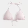 Parıltılı Çok Yönlü Üçgen Bikini Üstü