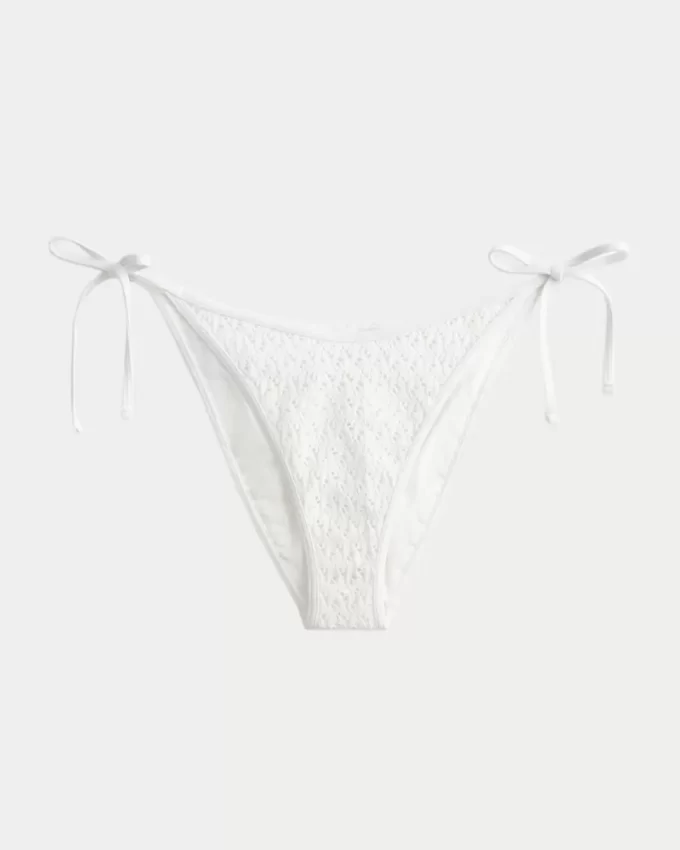 Payet Tığ İşi Tarzı Yan Bağcıklı Şımarık Bikini Altı