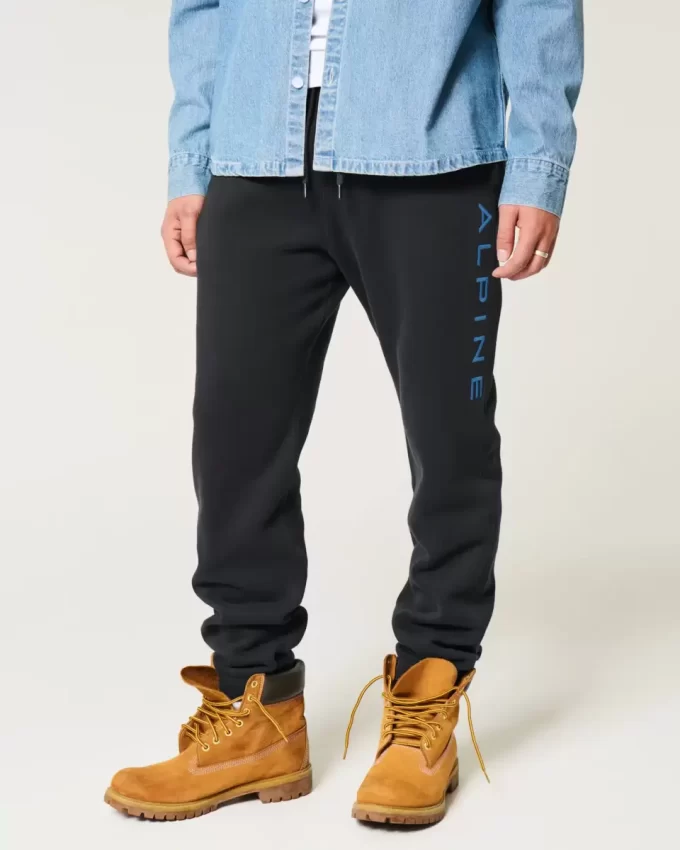 Rahat Alpine Grafik Polar Jogger Pantolon