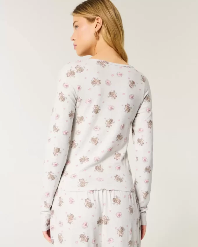 Rahat Ayı Desenli Pijama Üstü Rahat Ayı Desenli Pijama Üstü