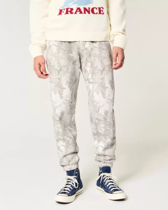 Rahat Kamuflaj Polar Jogger Pantolon