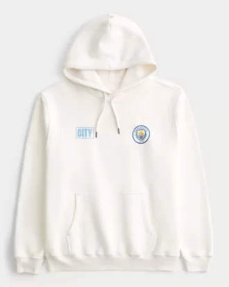 Rahat Manchester City Grafik Kapüşonlu Üst