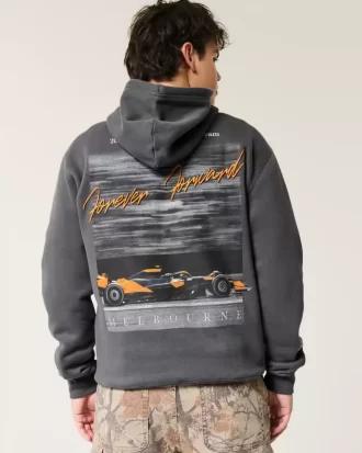 Rahat McLaren Forever Forward Grafik Kapüşonlu Üst