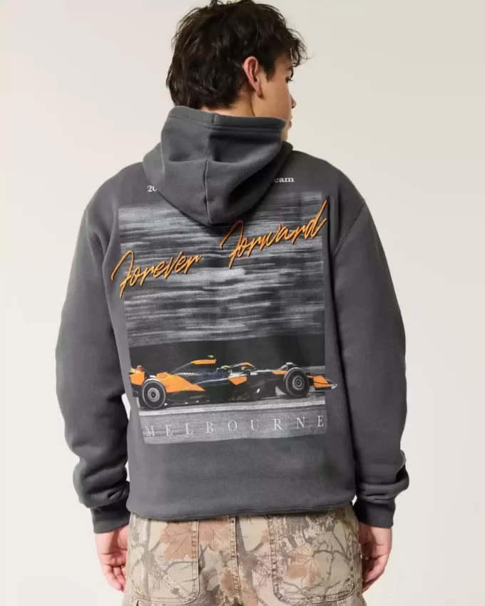 Rahat McLaren Forever Forward Grafik Kapüşonlu Üst
