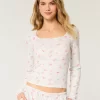 Rahat Meyve Desenli Pijama Üstü
