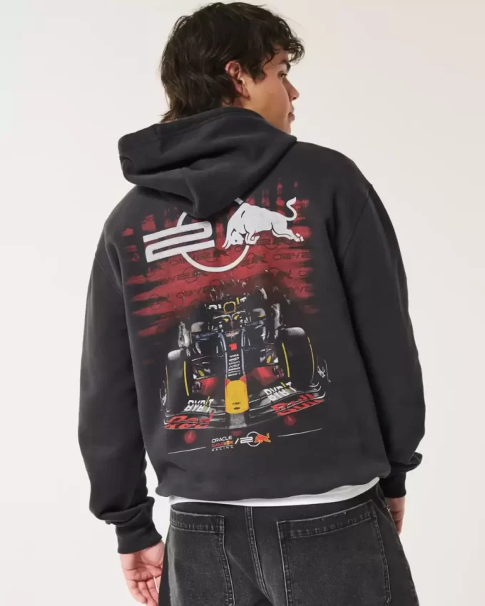 Rahat Oracle Red Bull Racing Grafik Kapüşonlu Üst