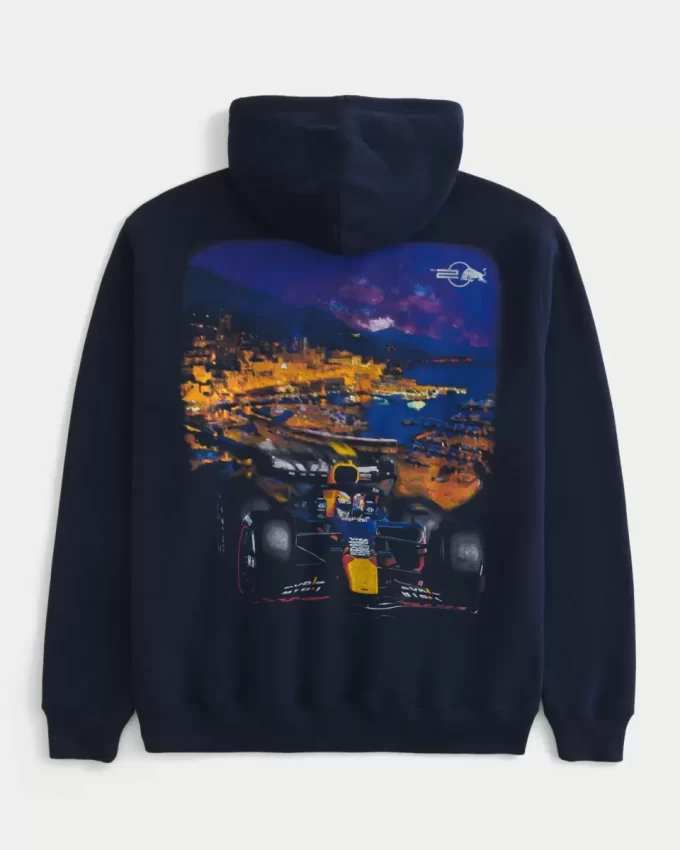 Rahat Oracle Red Bull Racing Grafik Kapüşonlu Üst
