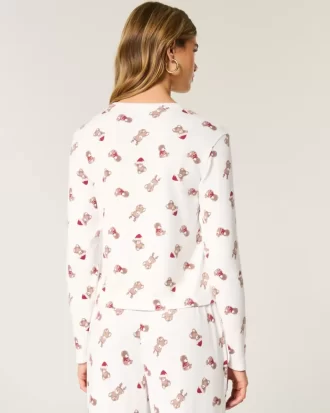 Rahat Uzun Kollu Pijama Gömleği
