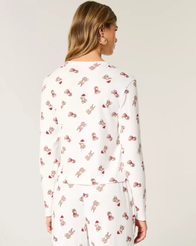 Rahat Uzun Kollu Pijama Gömleği Rahat Uzun Kollu Pijama Gömleği