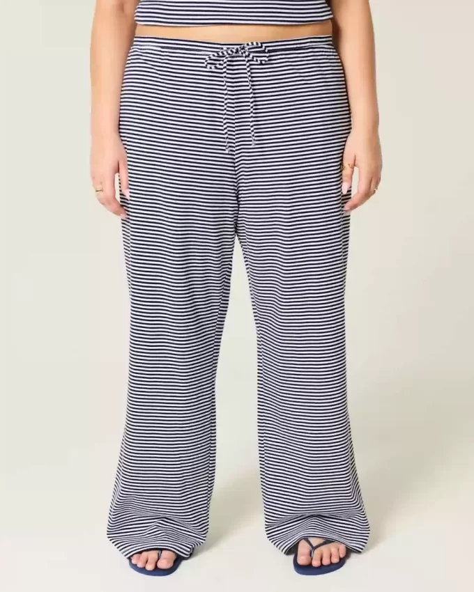 Örgü Bol Pantolon Örgü Bol Pantolon