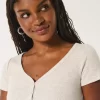 Ribanalı Kısa Kollu Icon Henley