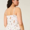 Ruffle Seersucker Uyku Tankı