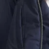 Sahte Kürk Kenarlı Şişme Bomber Ceket