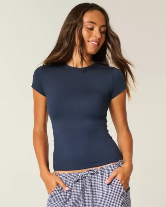 Seamless Fabric Crew Bebek Tişörtü