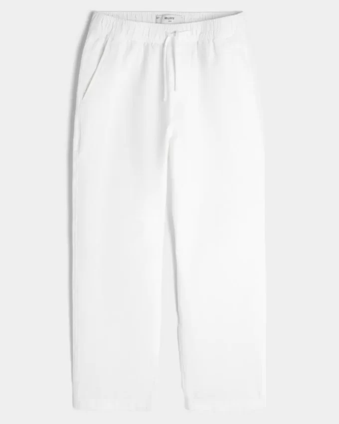 Seersucker Bol Pantolon