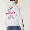 Shelby Grafik Kapüşonlu Üst