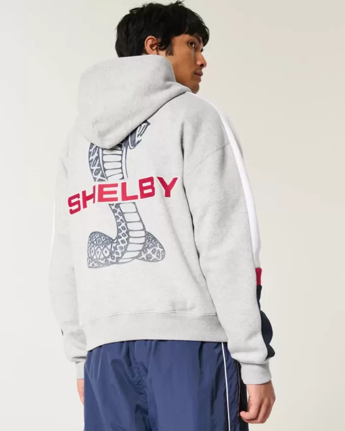 Shelby Grafik Kapüşonlu Üst