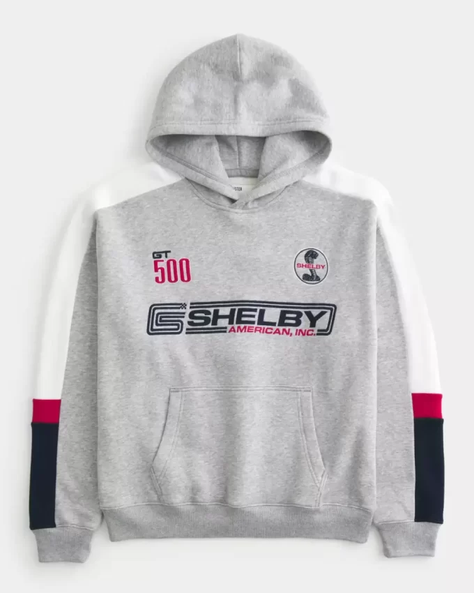 Shelby Grafik Kapüşonlu Üst