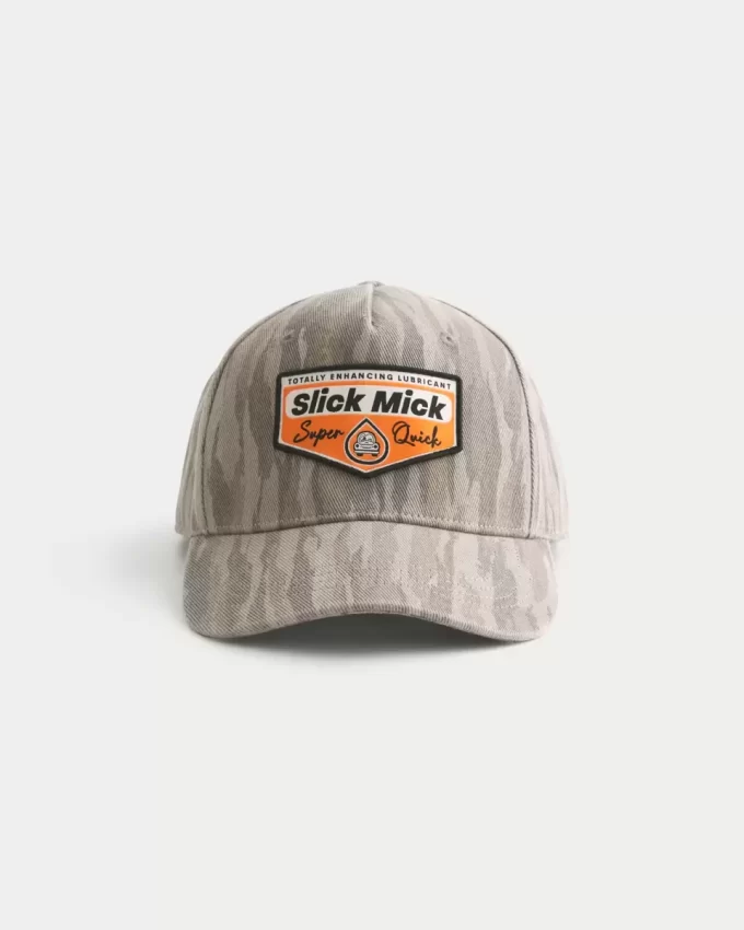 Slick Mick Grafik Kamuflajlı Beyzbol Şapkası