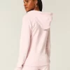 Slim Athletic Dept Grafik Fermuarlı Kapüşonlu Üst