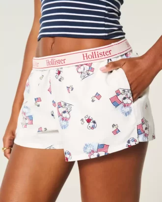 Snoopy Grafik Boxer Şort
