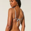 Süslemeli Üçgen Bikini Üstü