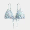 Süslemeli Üçgen Bikini Üstü