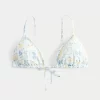 Süslemeli Üçgen Bikini Üstü