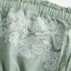 Straplez İşlemeli Babydoll Elbise