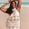 Tığ İşi Askılı Mini Elbise