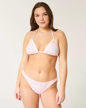 Tığ İşi Karışık Yüksek Paçalı Bikini Altı