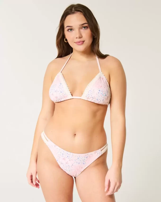 Tığ İşi Karışık Yüksek Paçalı Bikini Altı